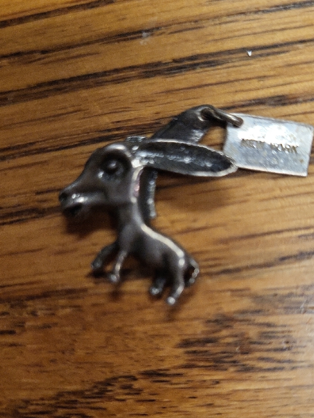 Sterling Silver Donkey Charm Pendant
